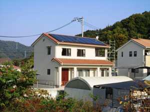 平原台Ｎ様邸太陽光発電